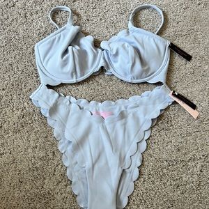 Victoria’s Secret Scallop Bikini Set - 36DD and Medium